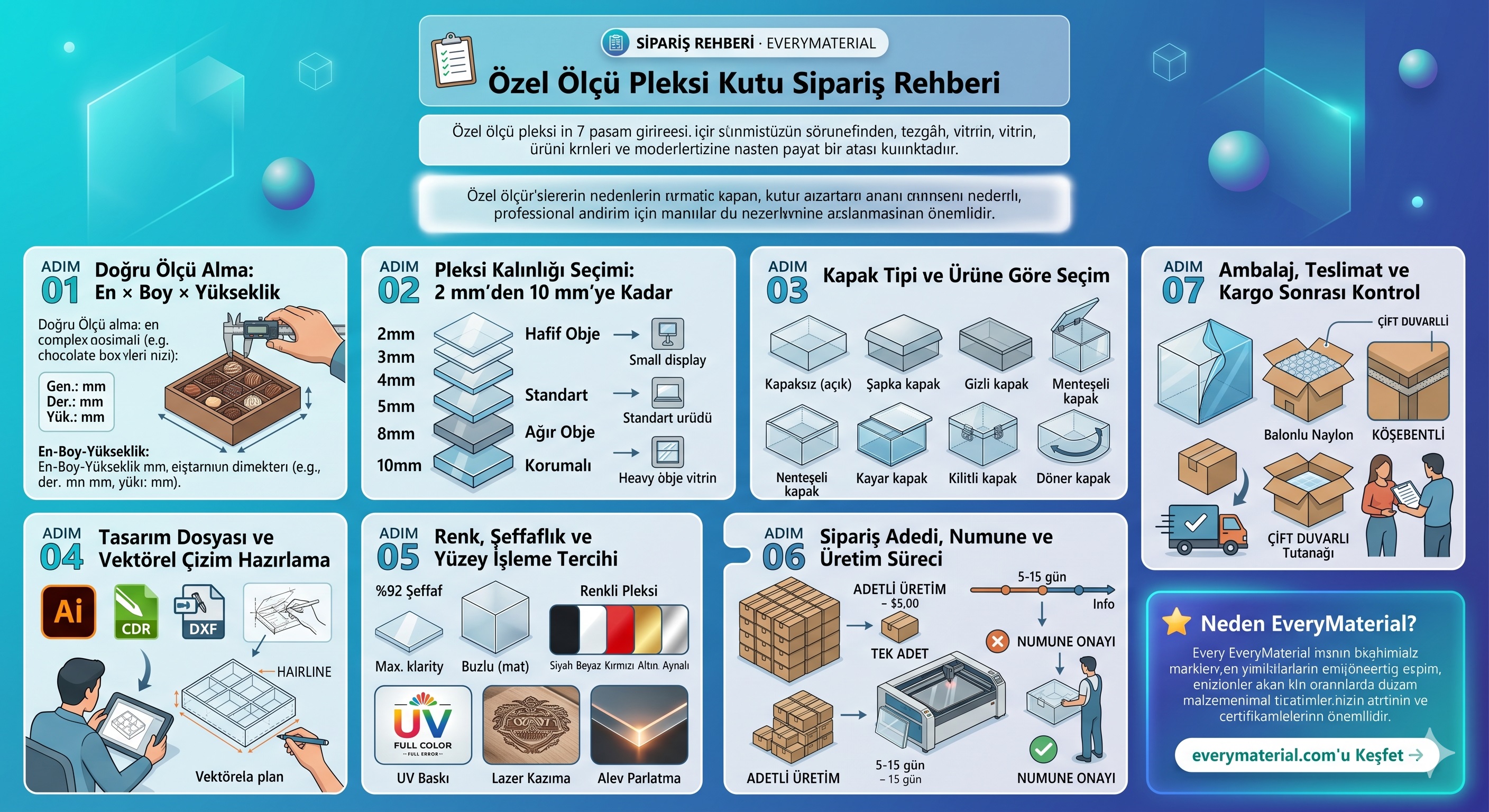 Custom-Sized Plexiglass Box Order Guide