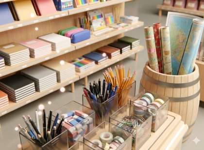 İstoç Stationery Stands: Plexiglass Bins & Wooden Barrels for Nuts and Delicatessen Displays