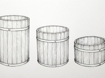 Wooden Bucket