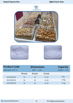 Sloped Square Box