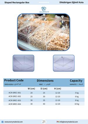 Sloped Rectangular Box