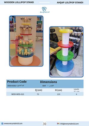 Wooden Lollipop Stand
