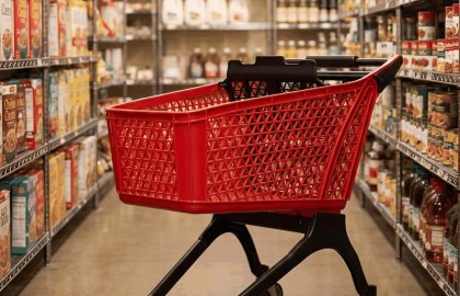 150 Lt Plastik Market Arabası