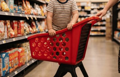 25 lt Plastik Çocuk  Market Arabası