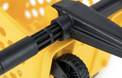 48 lt Plastik Alışveriş Sepeti Tekerlekli