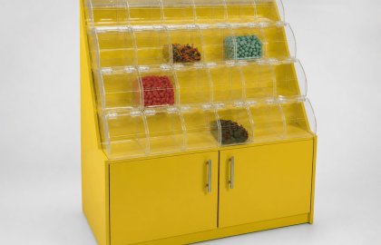 Dolaplı Bonbon Kutu Stand
