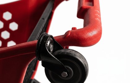 Ergonomik Tasarım Plastik Alışveriş Arabası