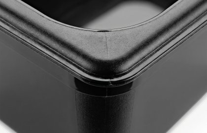 Siyah Polikarbon Küvet - 150mm