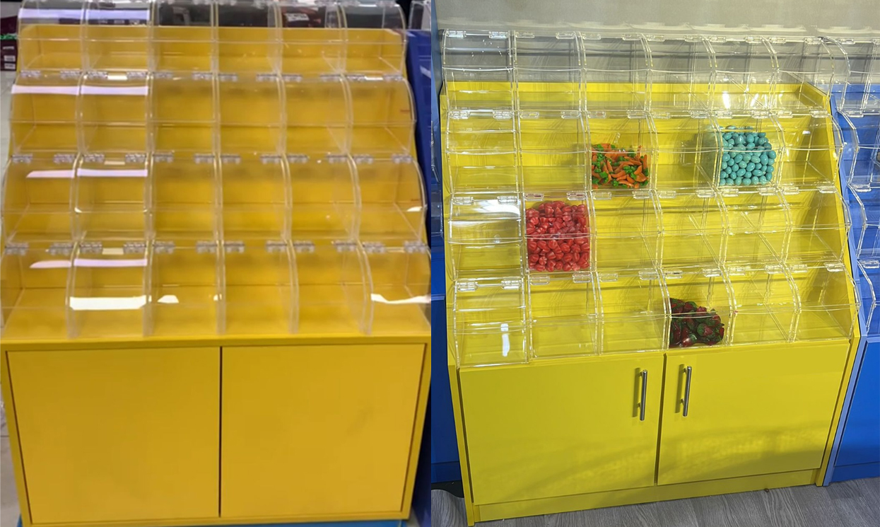Dolaplı Bonbon Kutu Stand