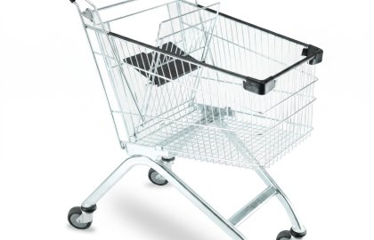 100 l Metall Einkaufswagen