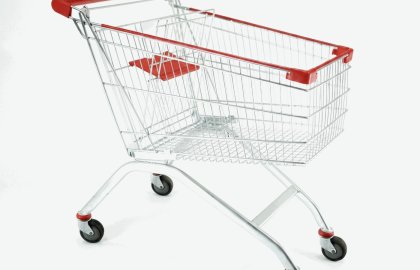 150 l Metall Einkaufswagen