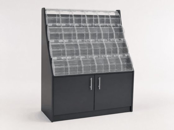 Candy Box Stand with Cabinet