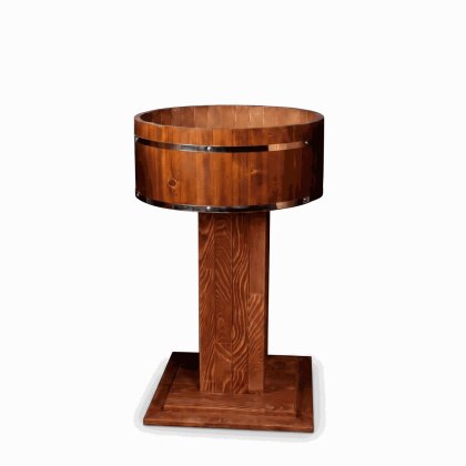 Solid Wood Mid Bowl